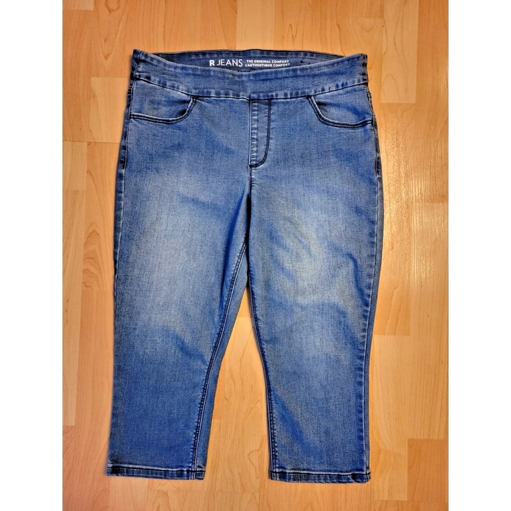 Reitmans R Jeans pull-on capris - Picture 1 of 9